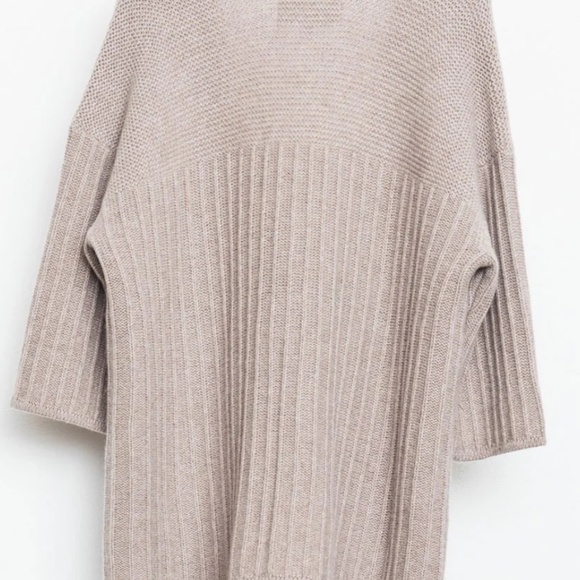 Burning Torch Chappelle Kimono Cardigan Mauve cashmere (size medium) - Picture 5 of 8